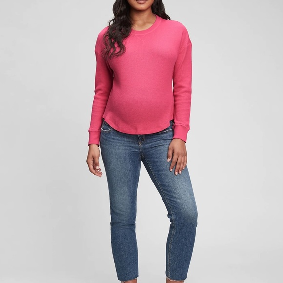 Gap maternity waffle knit shirt - Picture 2 of 4